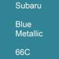 Preview: Subaru, Blue Metallic, 66C.